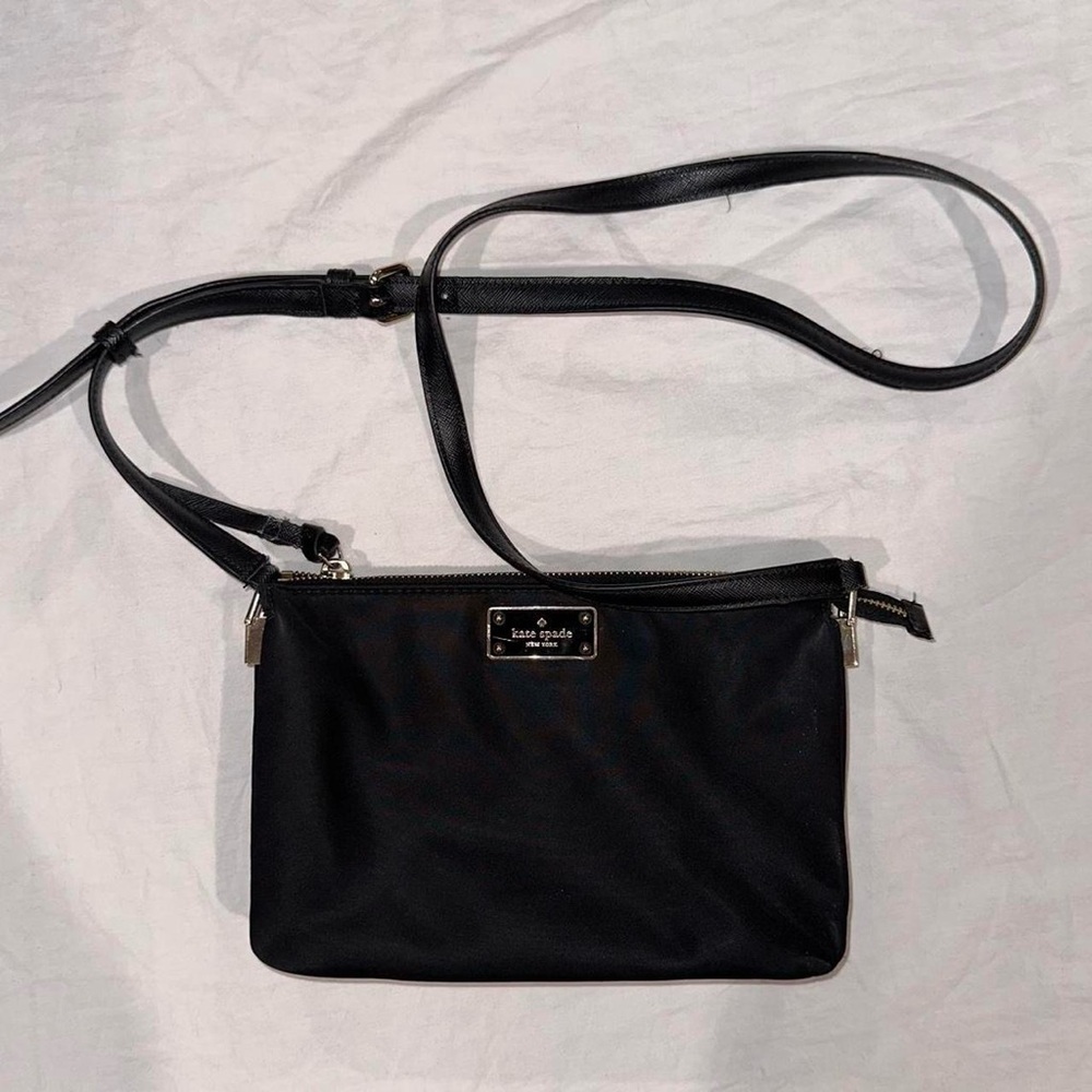 Kate Spade Black Nylon Crossbody Bag